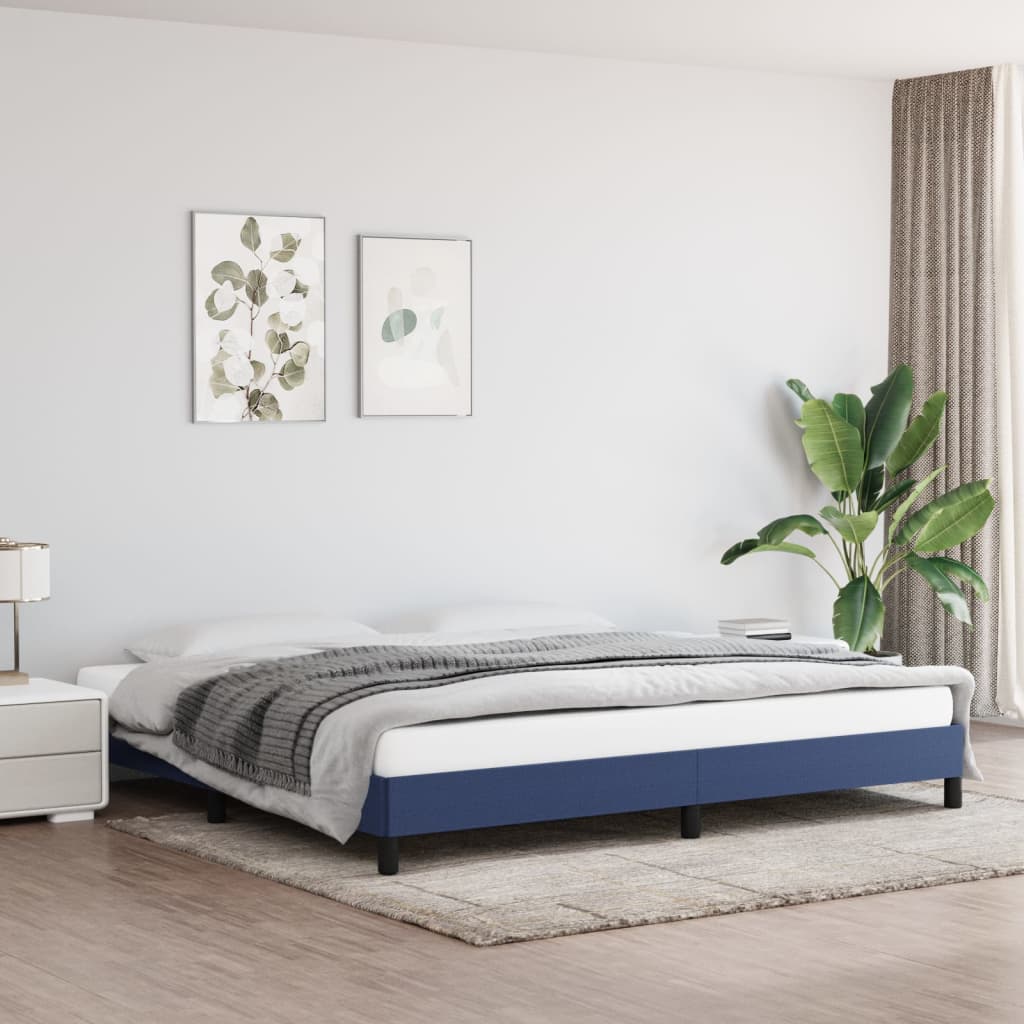 Bedframe Stof Blauw