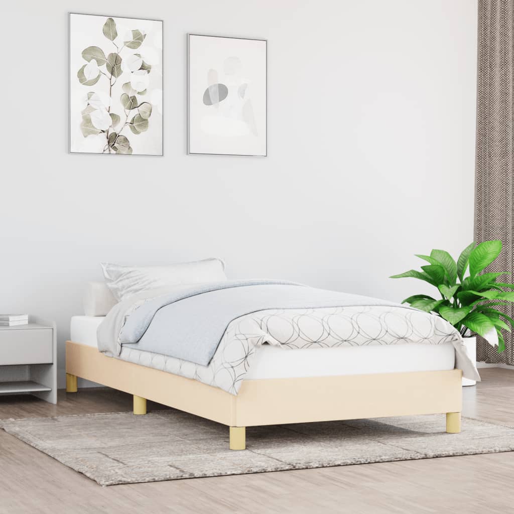 Bedframe Stof Crème