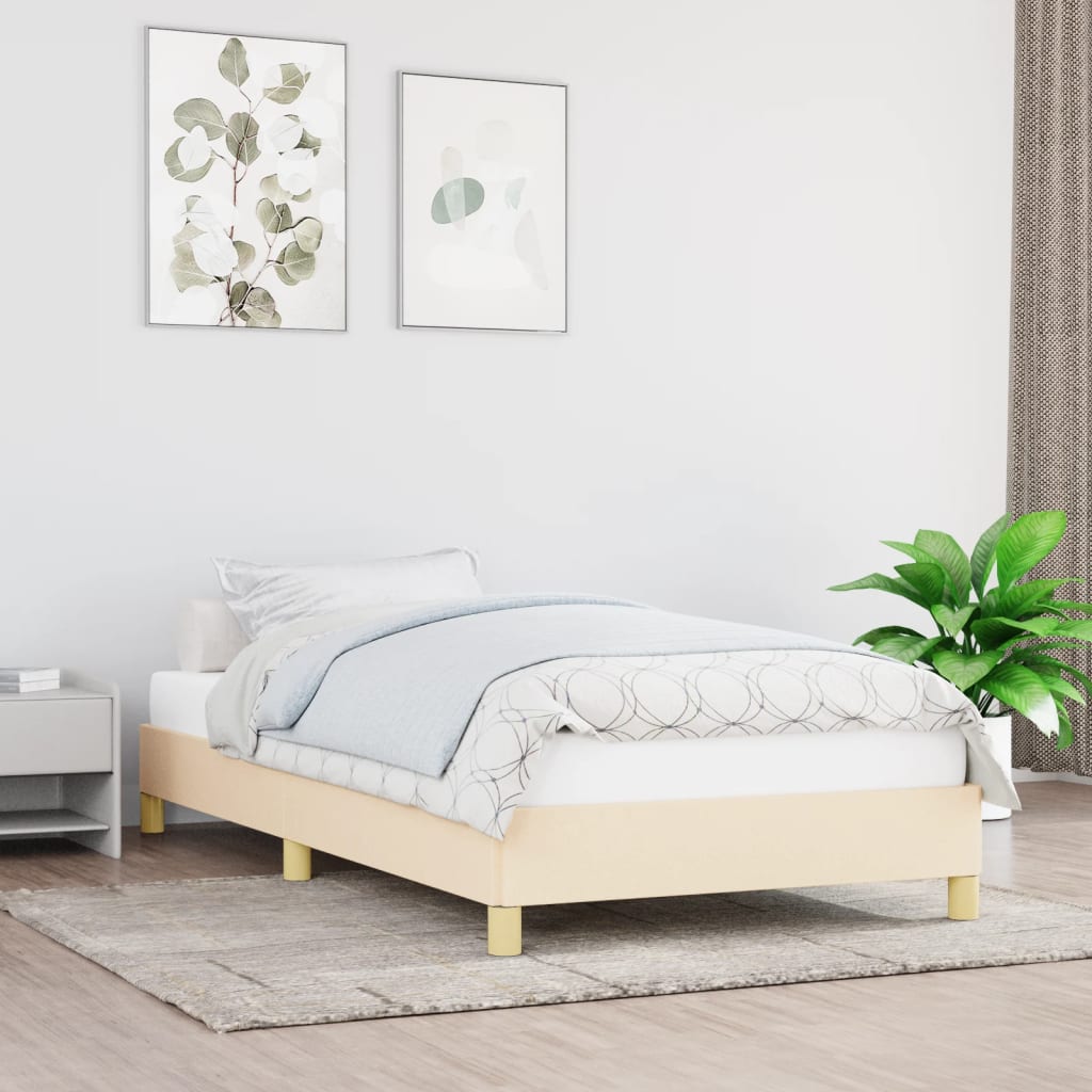 Bedframe Stof Crème