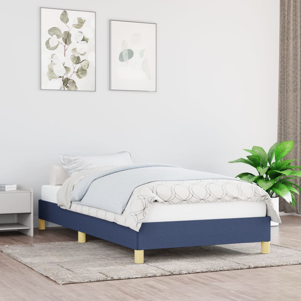 Bedframe Stof Blauw