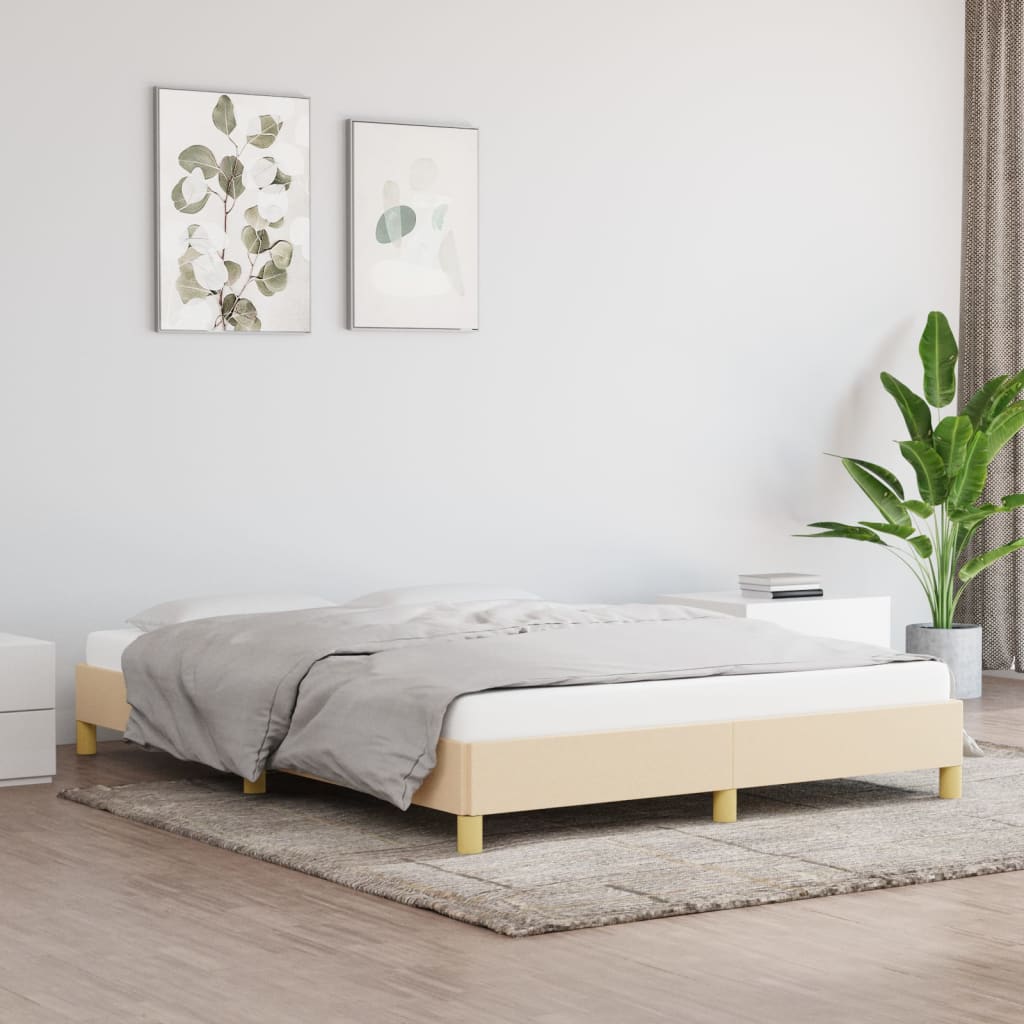 Bedframe Stof Crème