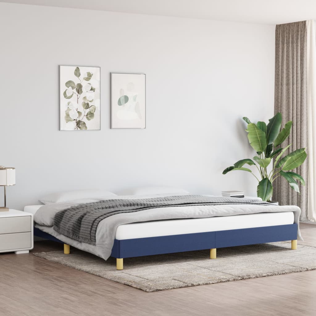 Bedframe Stof Blauw