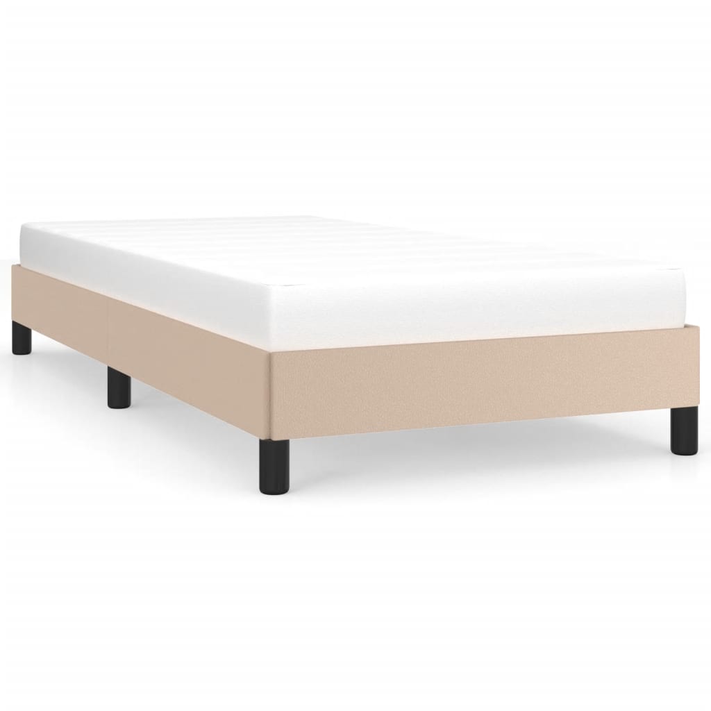 Bedframe Kunstleer Kleurig Cappuccino