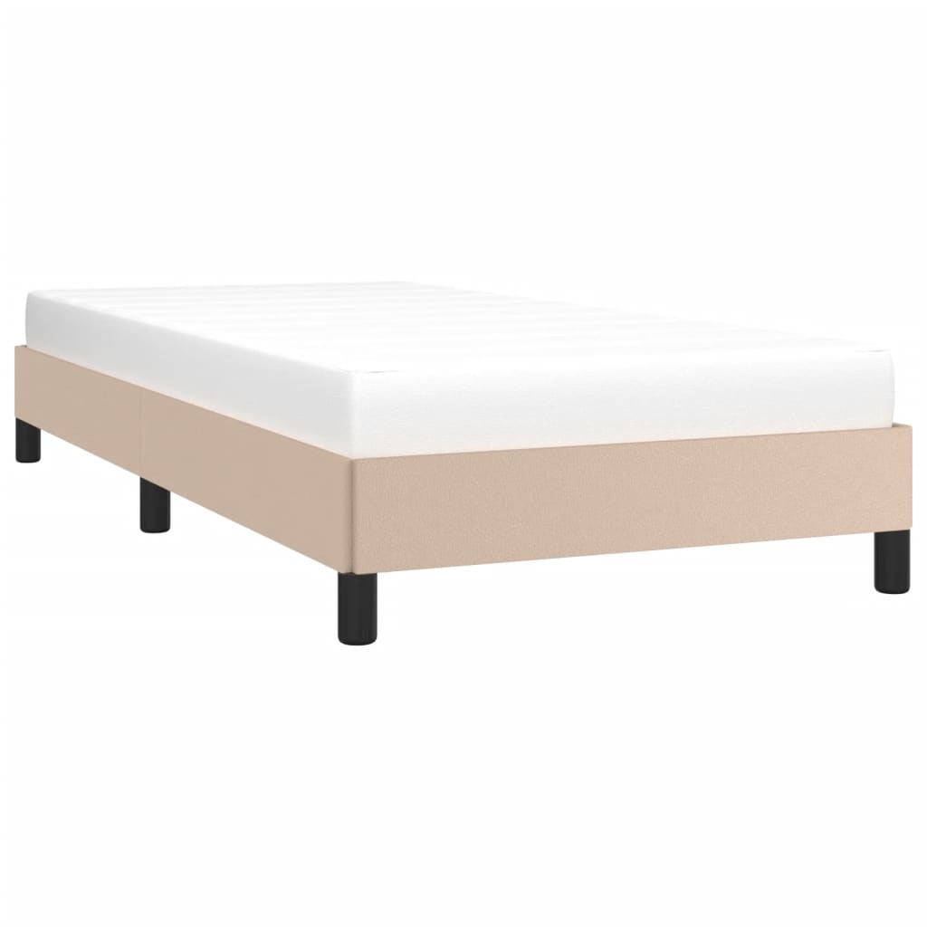 Bedframe Kunstleer Kleurig Cappuccino