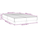 Bedframe Kunstleer Wit