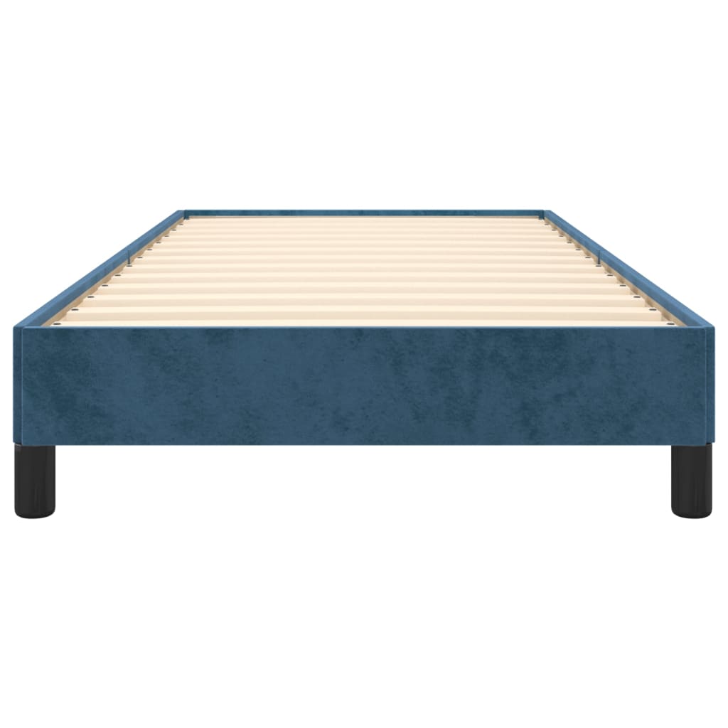 Bedframe Fluweel Donkerblauw