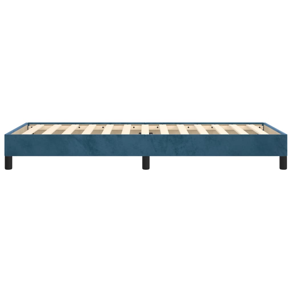 Bedframe Fluweel Donkerblauw