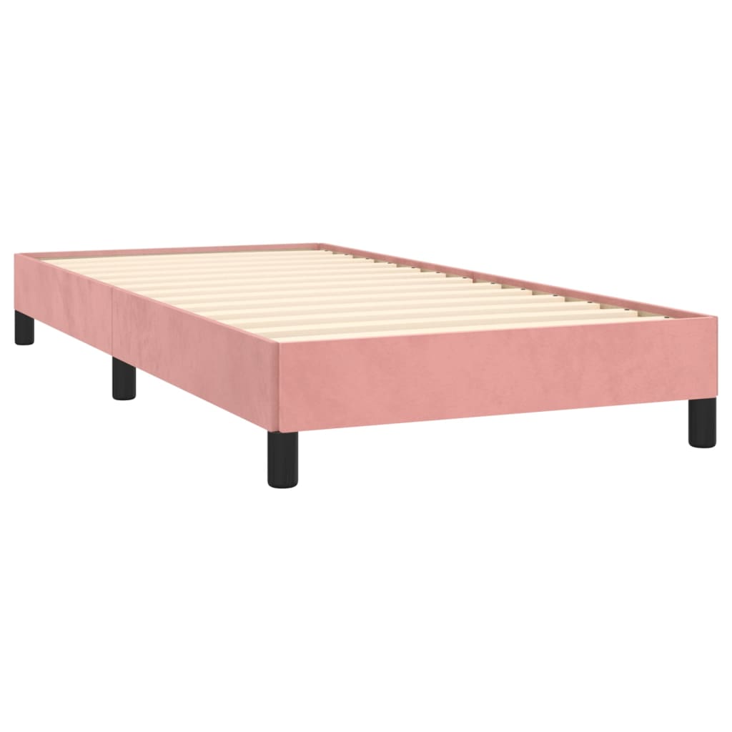 Bedframe Fluweel Roze