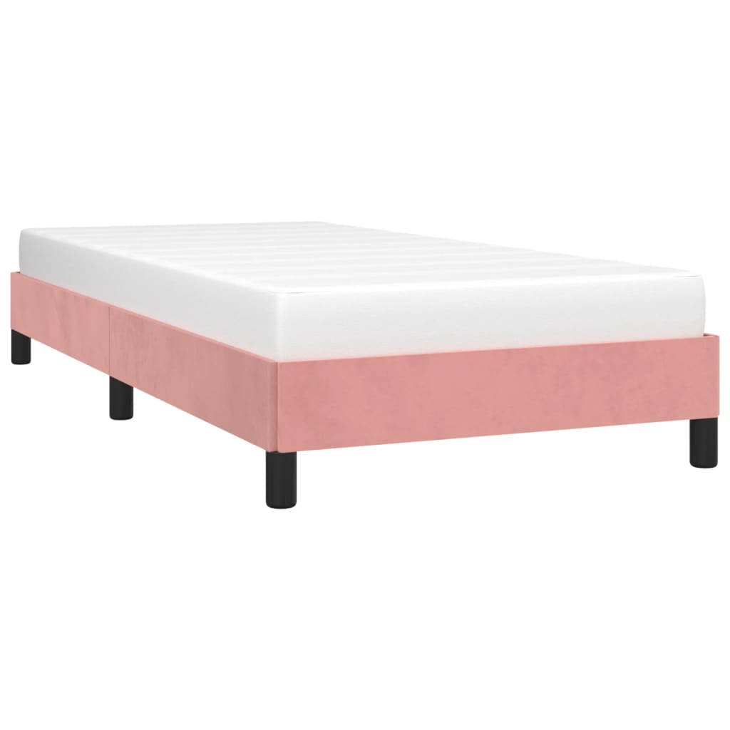 Bedframe Fluweel Roze