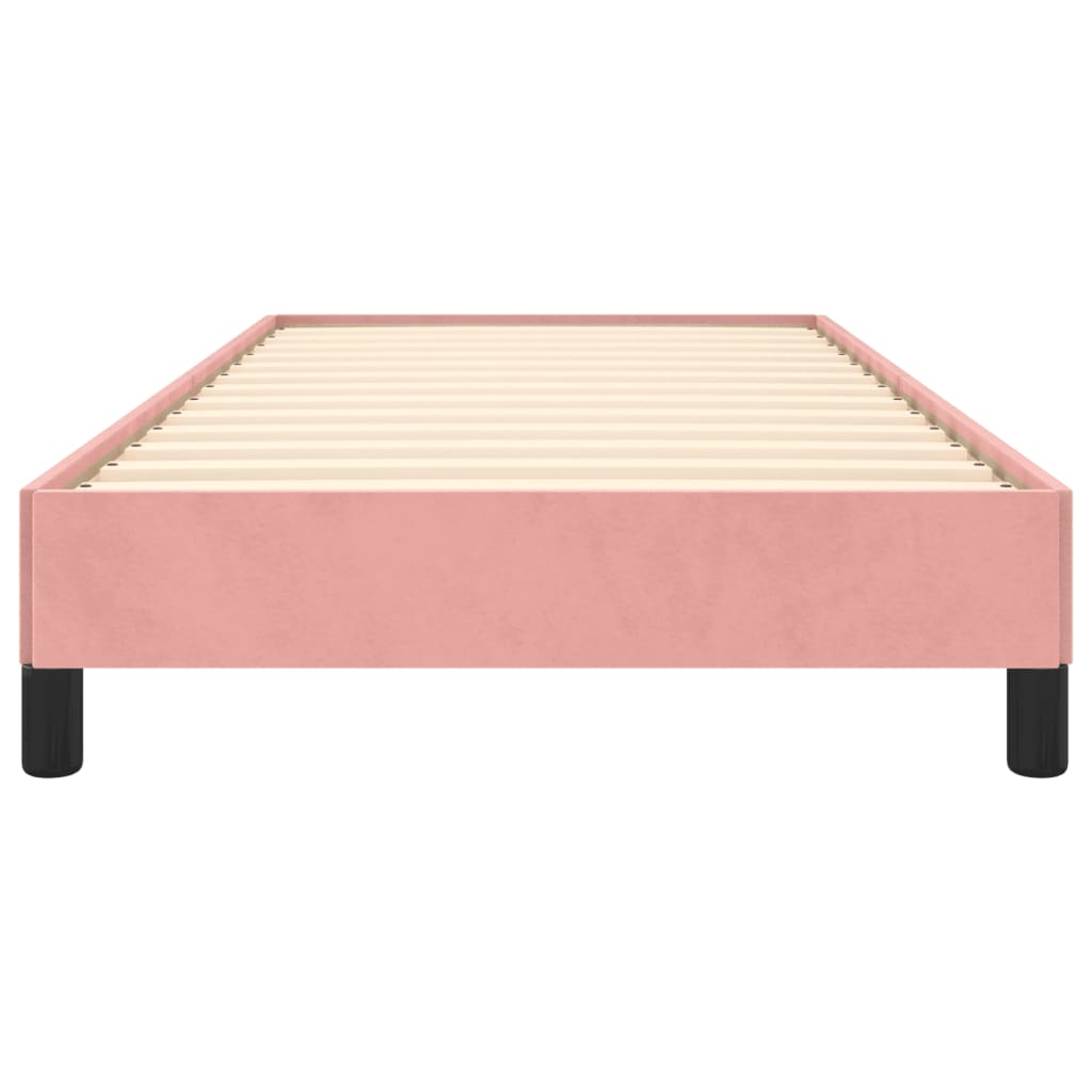 Bedframe Fluweel Roze