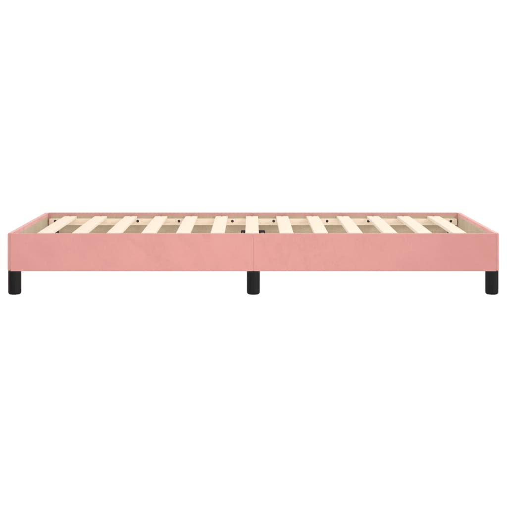 Bedframe Fluweel Roze