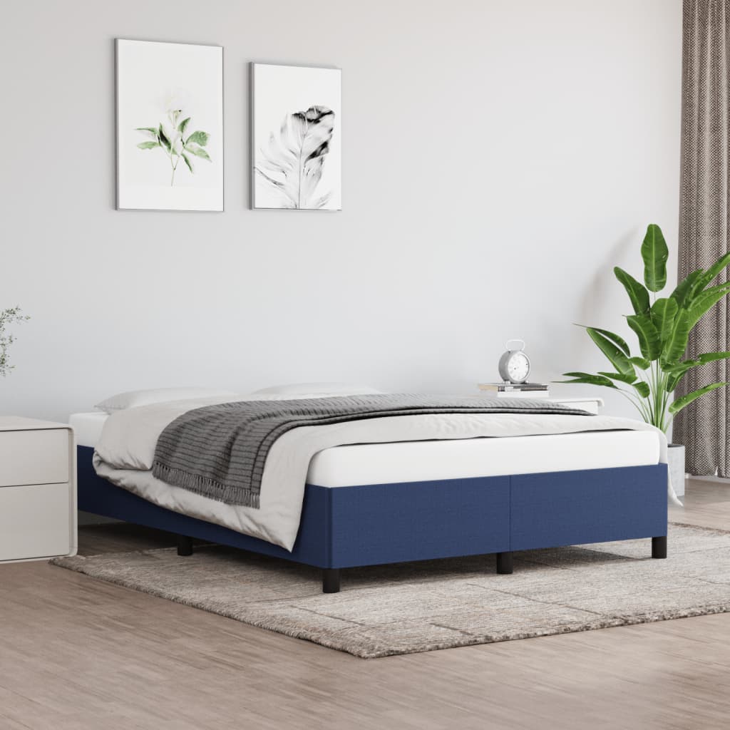 Bedframe Stof Blauw