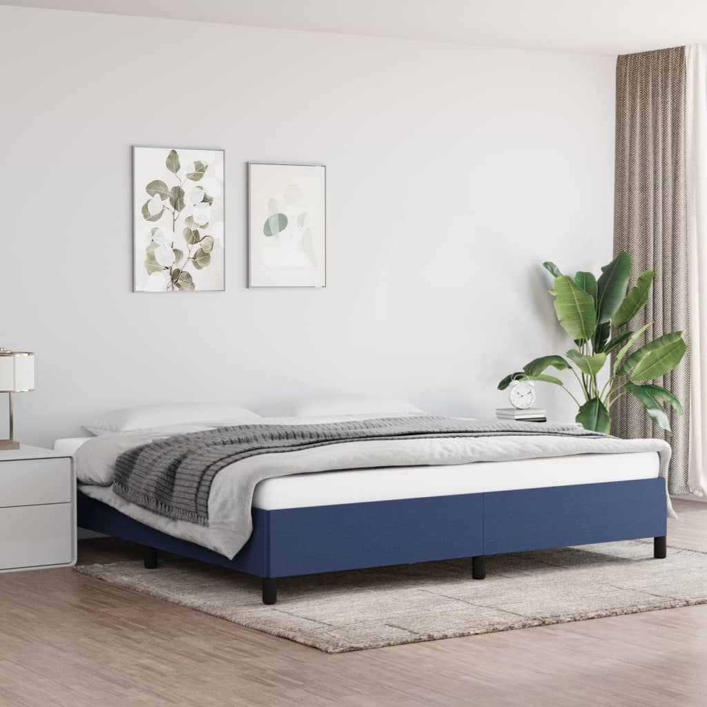 Bedframe Stof Blauw