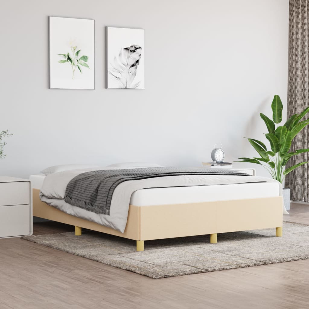 Bedframe Stof Crème