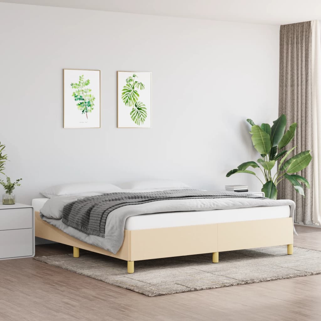 Bedframe Stof Crème