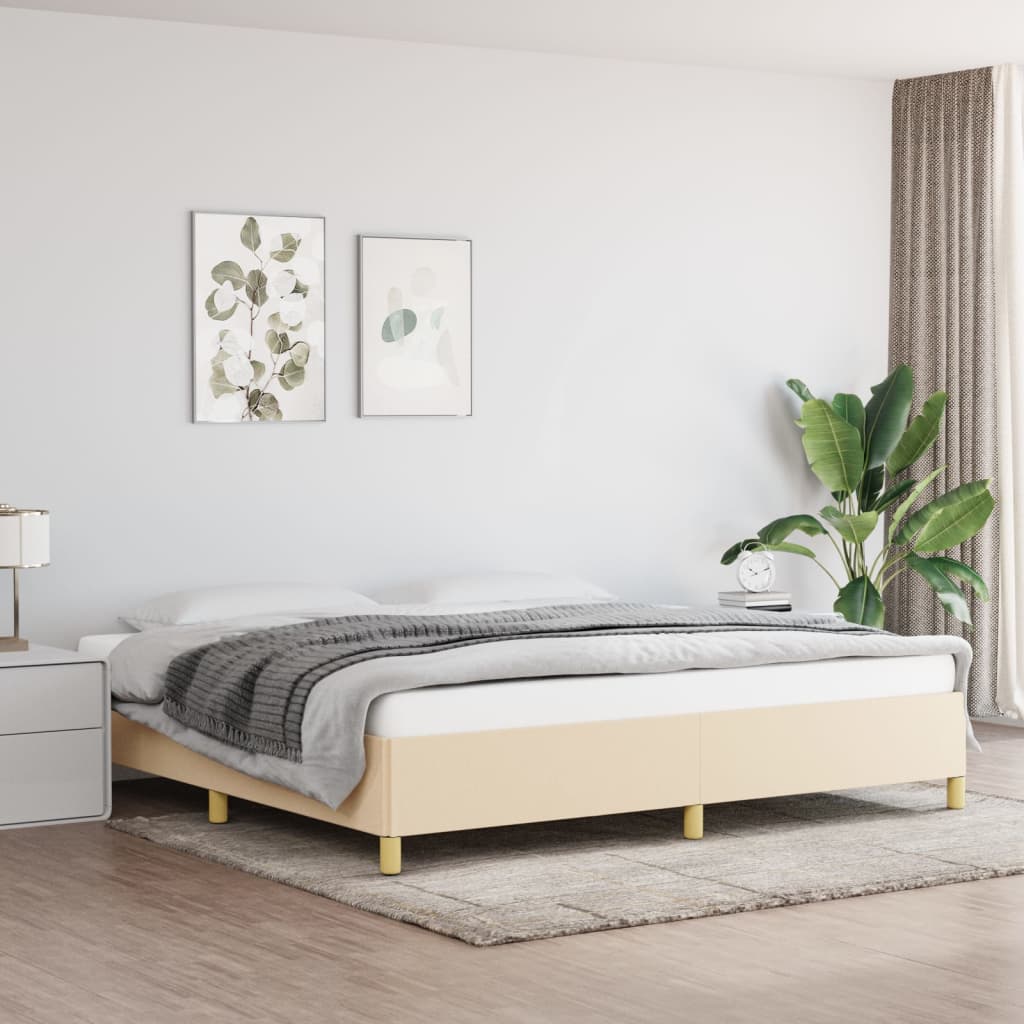 Bedframe Stof Crème