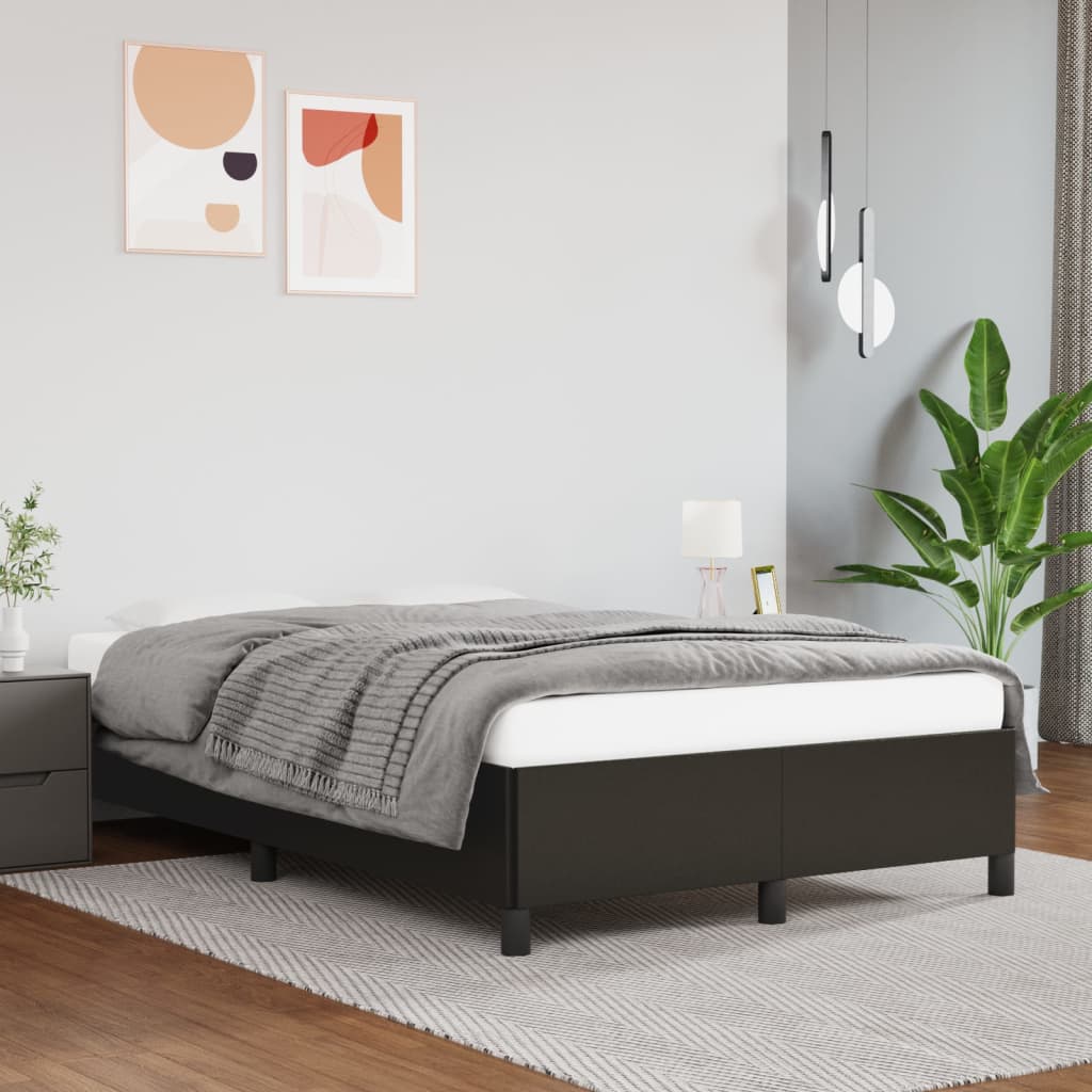 Bedframe Kunstleer Zwart