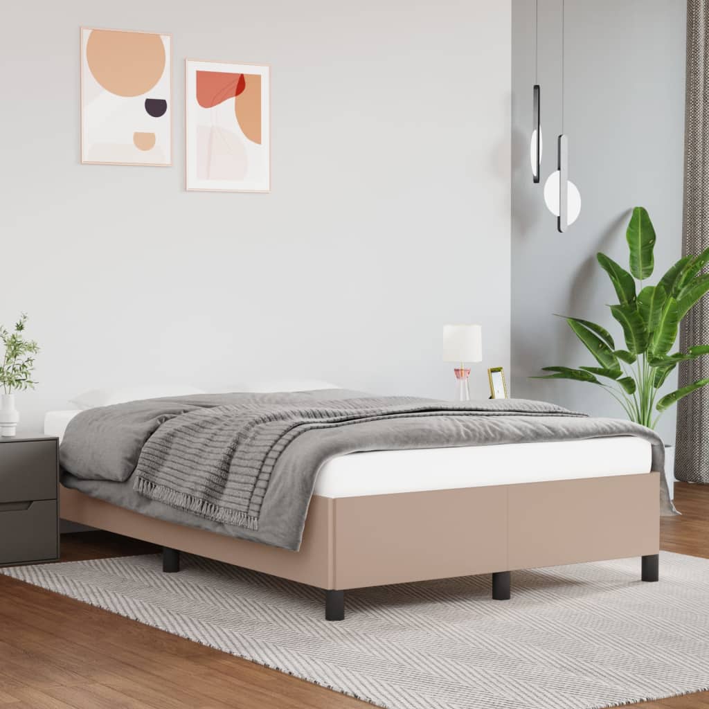 Bedframe Kunstleer Kleurig Cappuccino