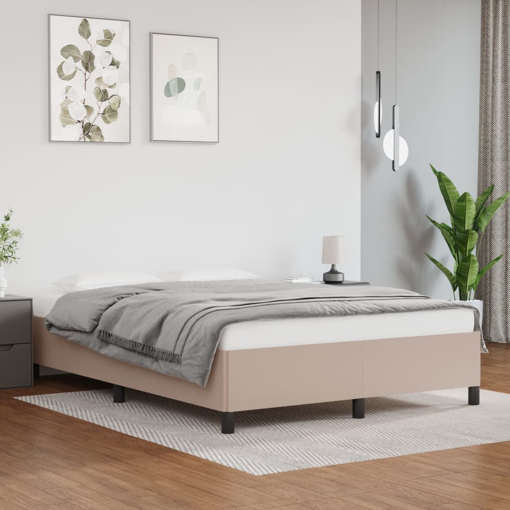 Bedframe Kunstleer Kleurig Cappuccino