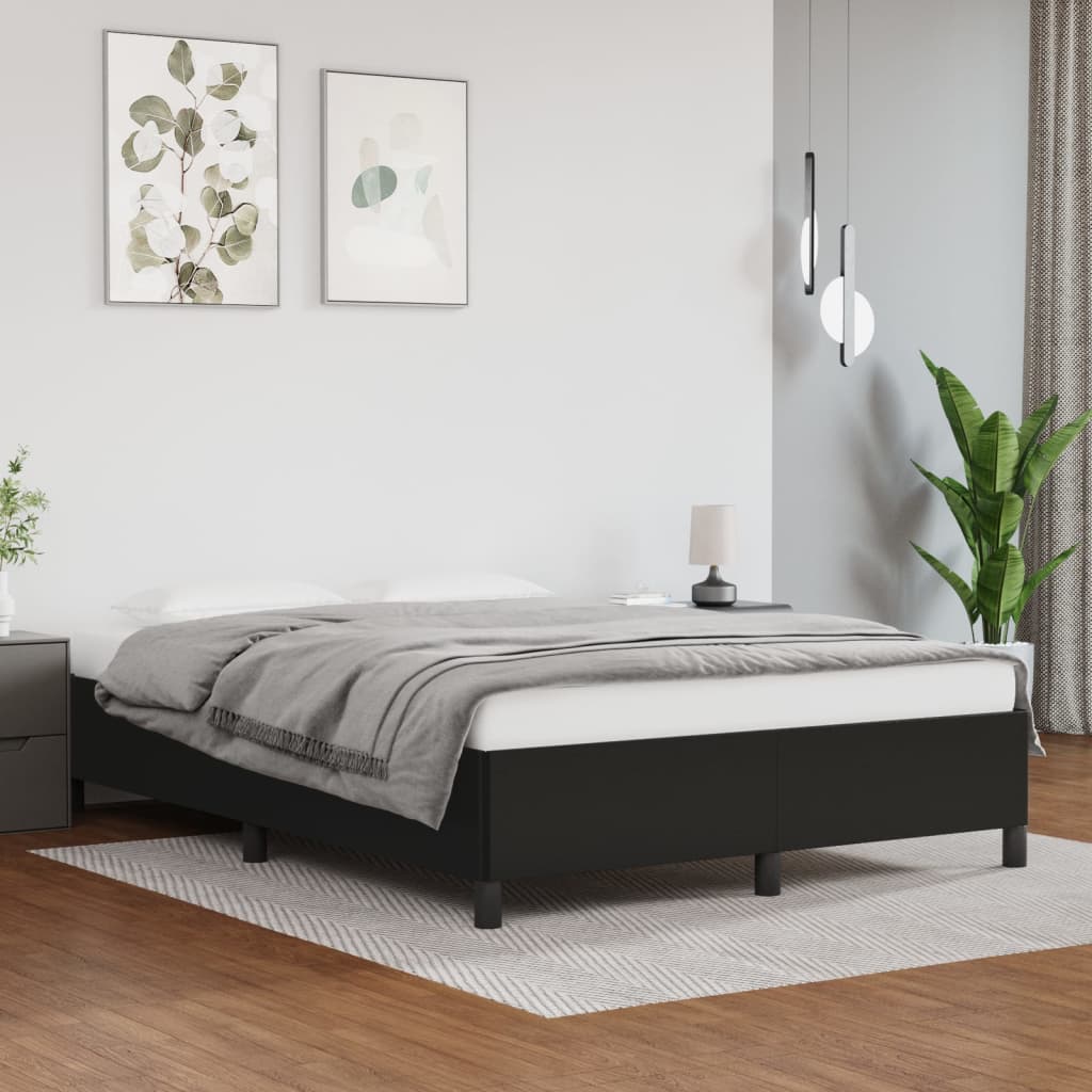 Bedframe Kunstleer Zwart