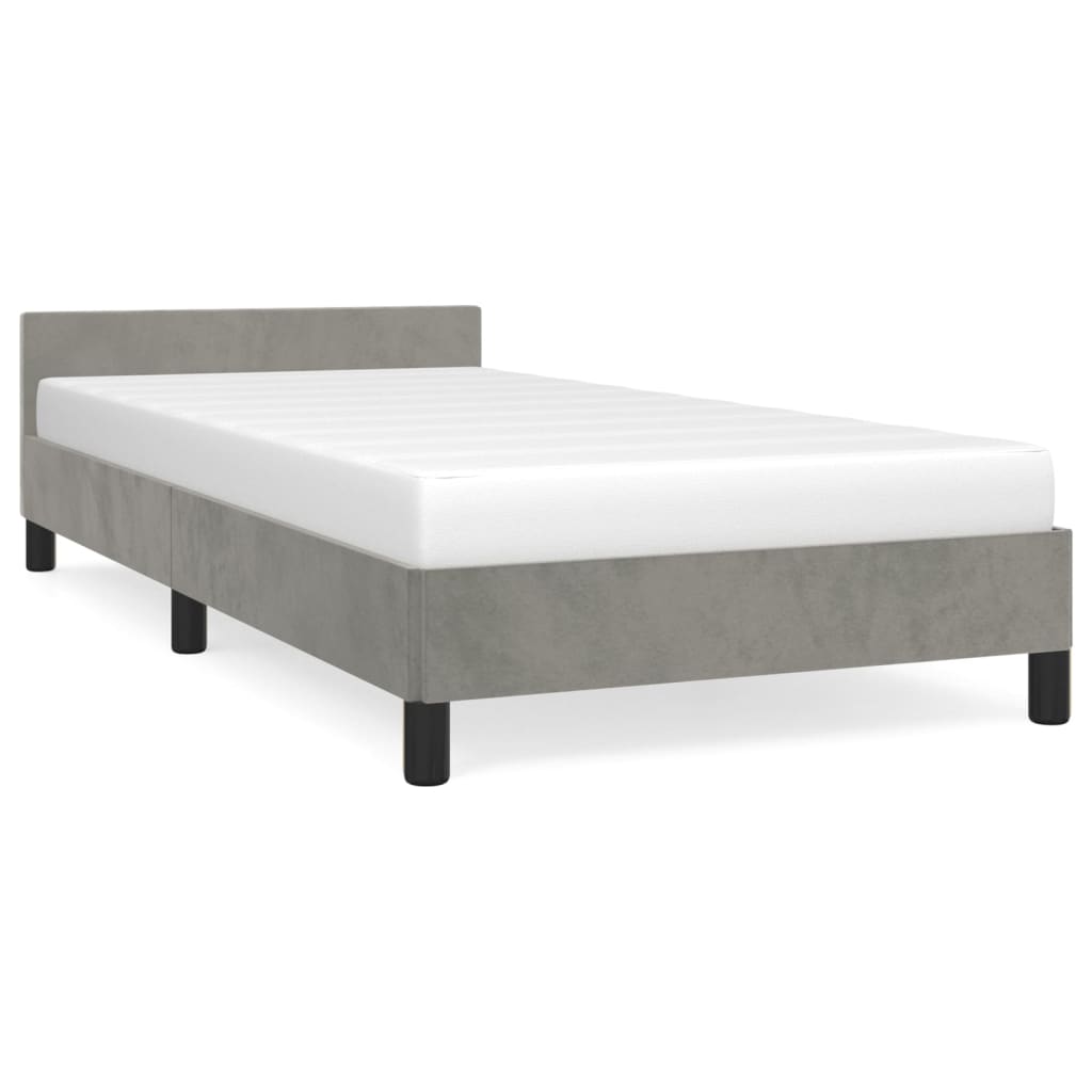 Bedframe Zonder Matras Fluweel