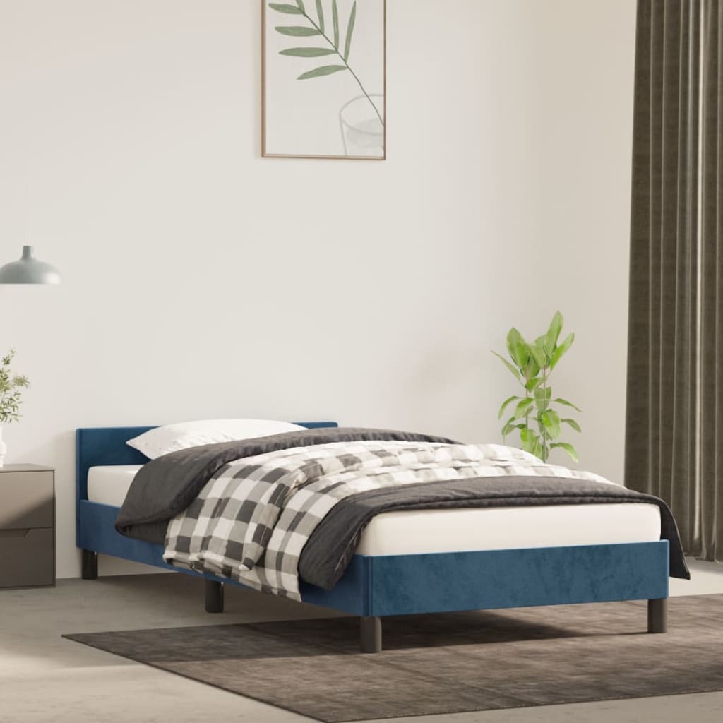 Bedframe Zonder Matras Fluweel