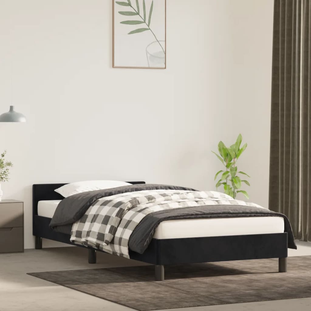 Bedframe Zonder Matras Fluweel