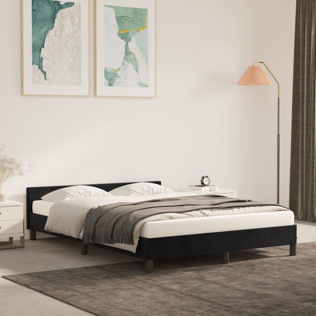 Bedframe Zonder Matras Fluweel