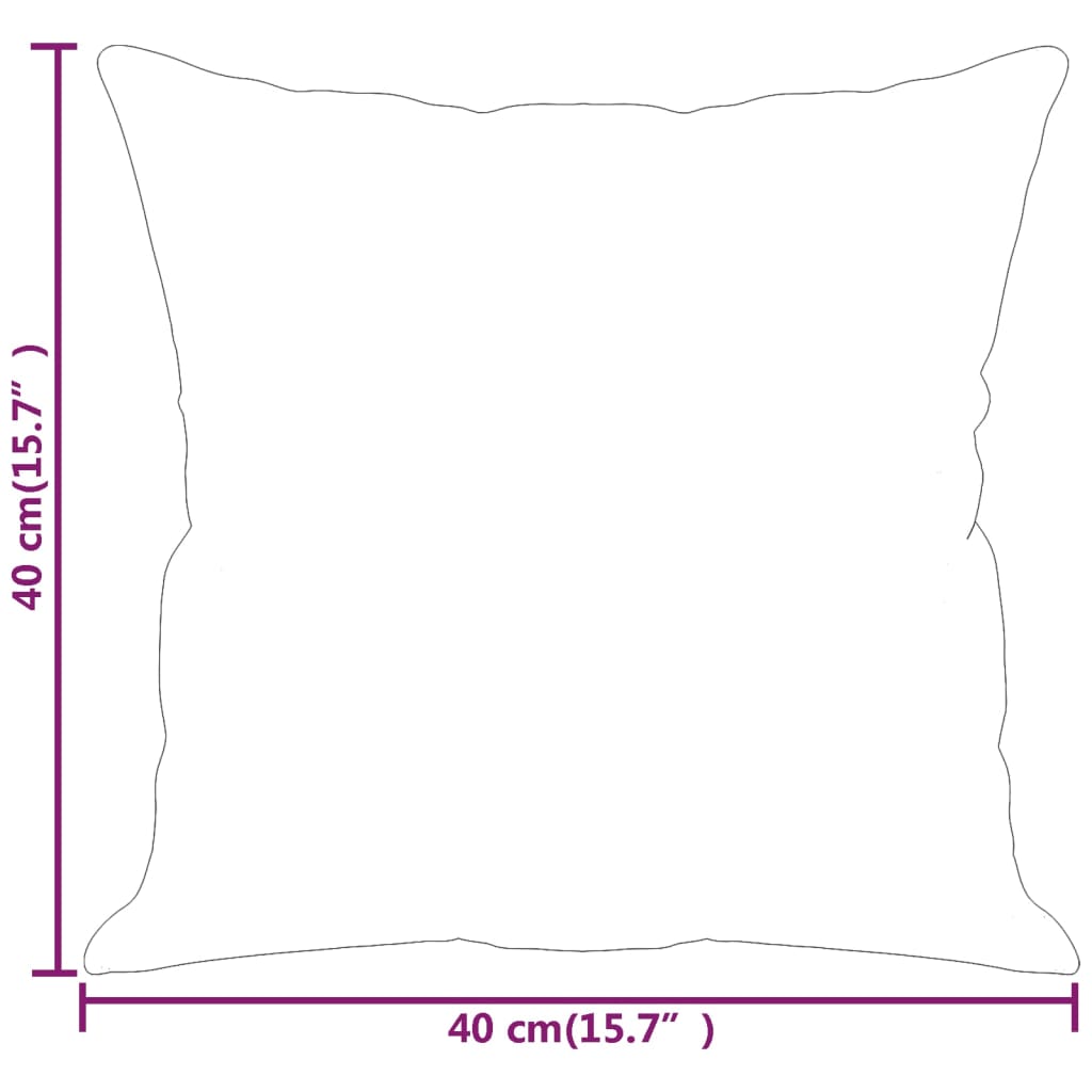 Sierkussens 2 St 40X40 Cm Microvezelstof