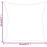 Sierkussens 2 St 40X40 Cm Microvezelstof
