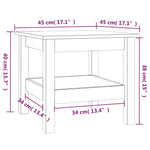 Salontafel Massief Grenenhout