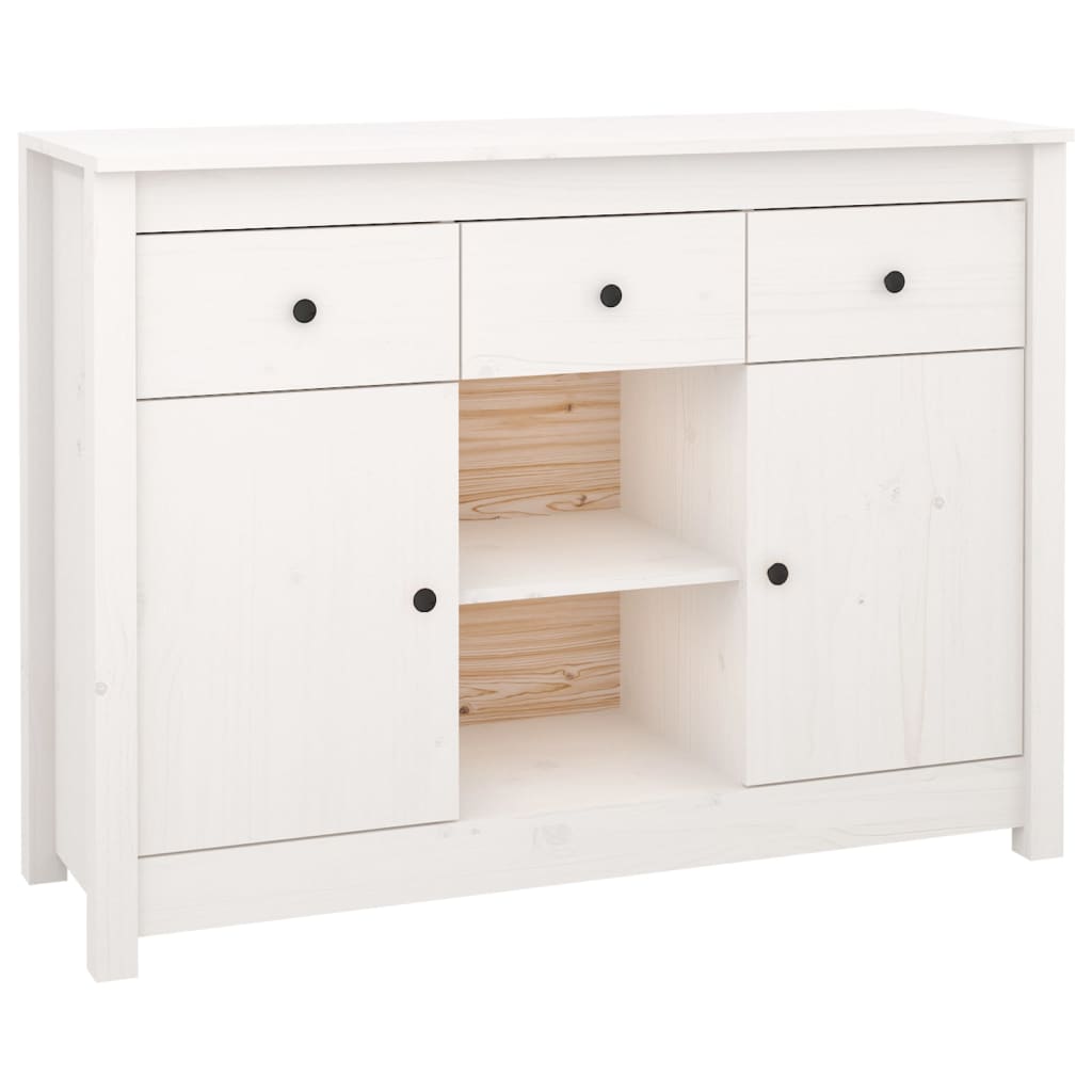 Dressoir 100X35X74,5 Cm Massief Grenenhout