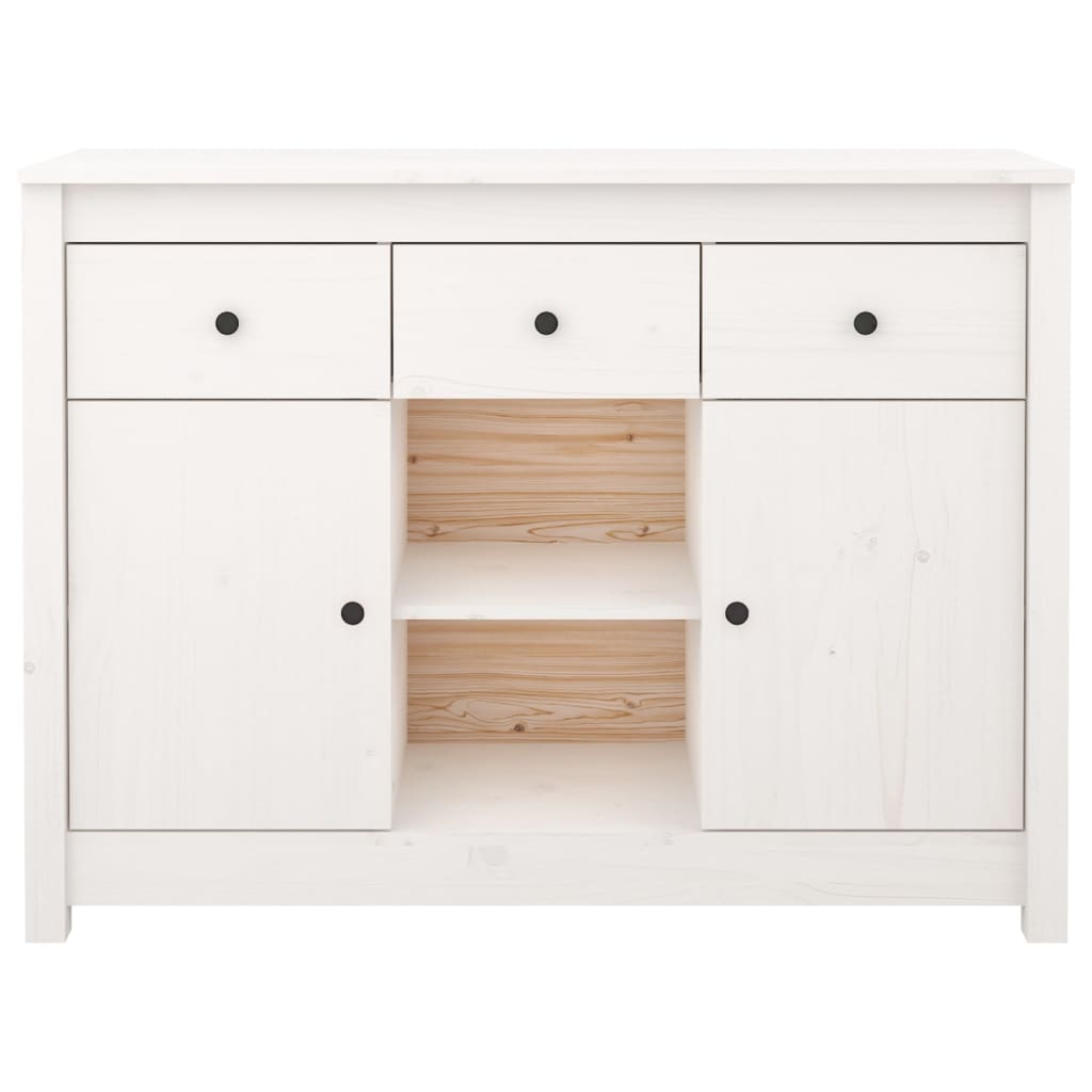 Dressoir 100X35X74,5 Cm Massief Grenenhout