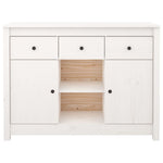 Dressoir 100X35X74,5 Cm Massief Grenenhout