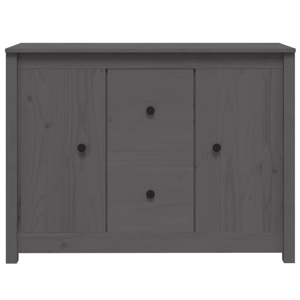 Dressoir 100X35X74 Cm Massief Grenenhout