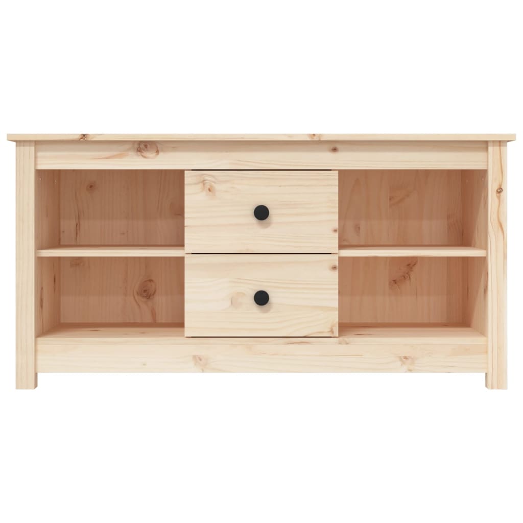 Tv-Meubel 03X36,5X52 Cm Massief Grenenhout