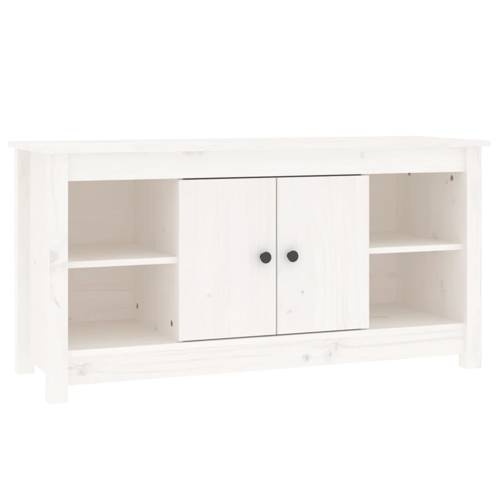 Tv-Meubel 03X36,5X52 Cm Massief Grenenhout