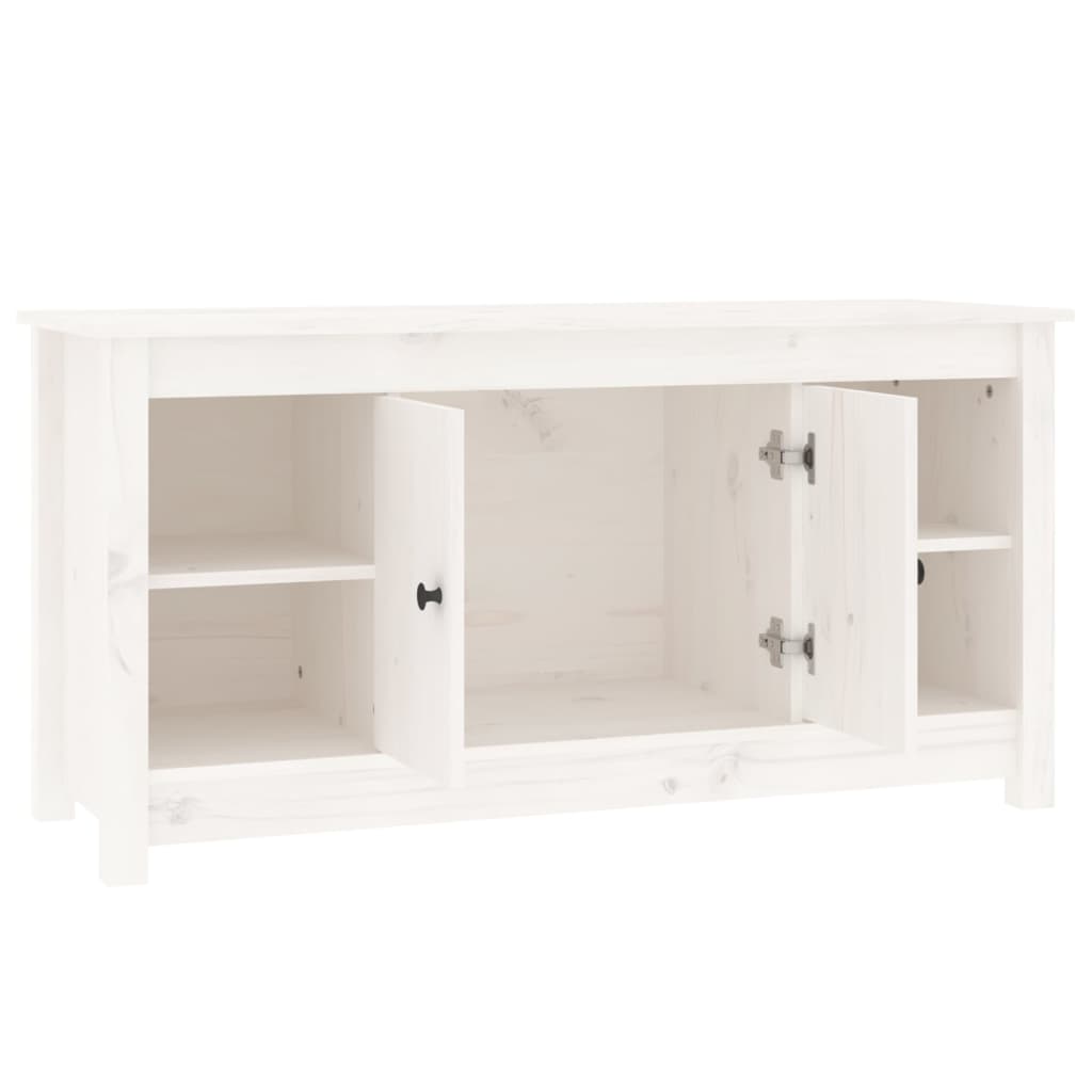 Tv-Meubel 03X36,5X52 Cm Massief Grenenhout