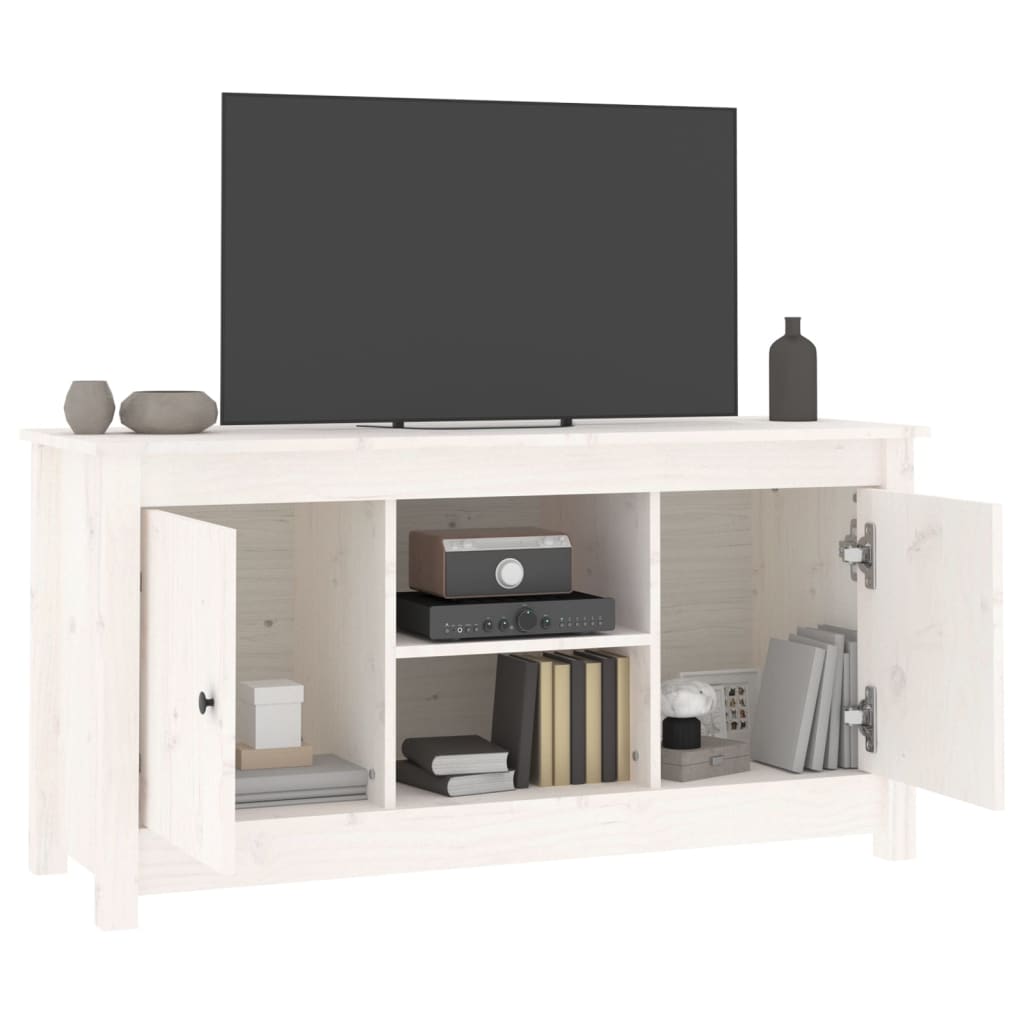 Tv-Meubel 103X36,5X52 Cm Massief Grenenhout