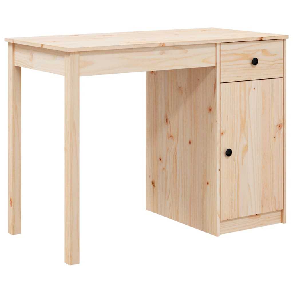 Bureau 100X50X75 Cm Massief Grenenhout