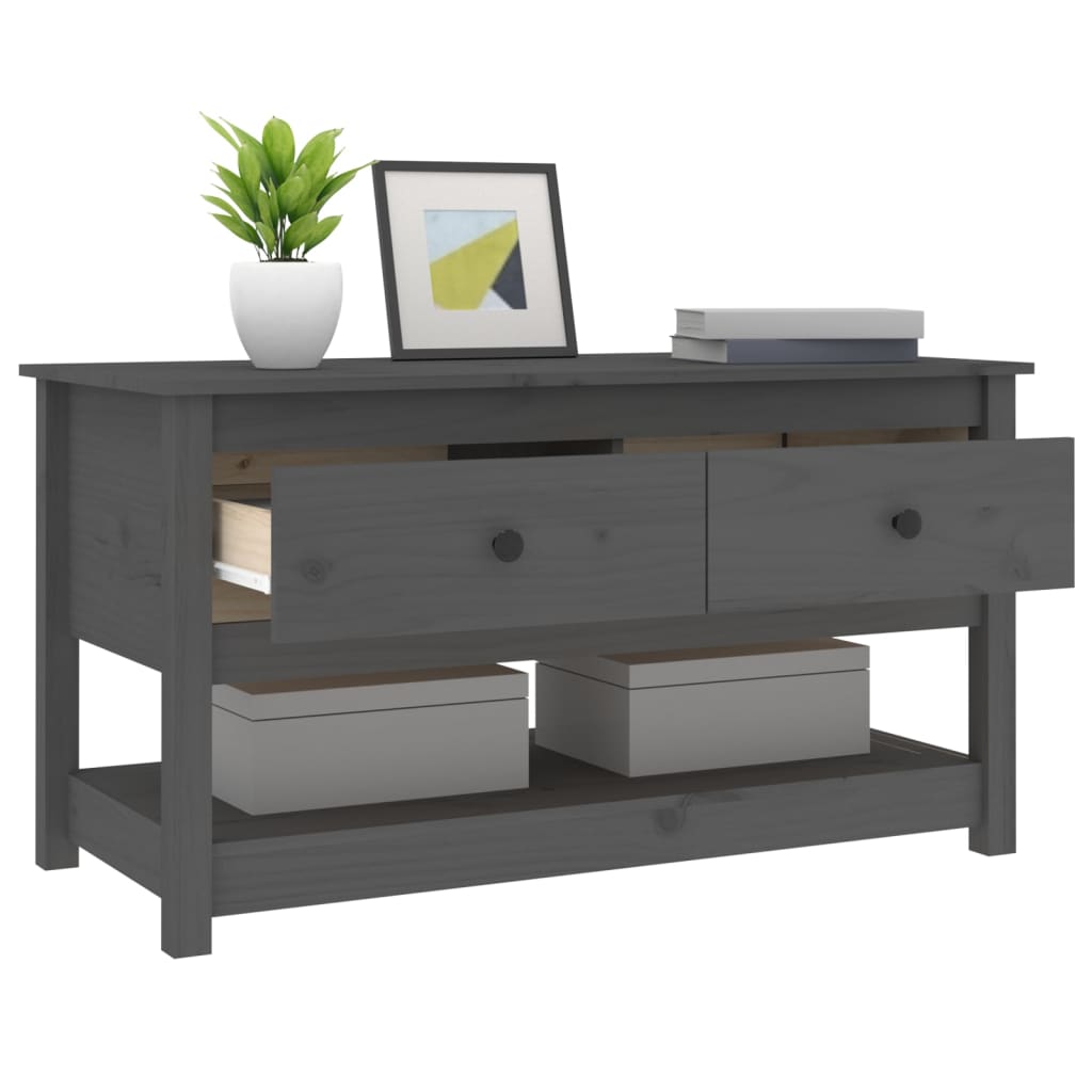 Salontafel 102X49X55 Cm Massief Grenenhout