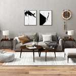Salontafel Bewerkt Hout
