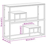 Wandtafel Roestvrijstaal En Gehard Kleurig
