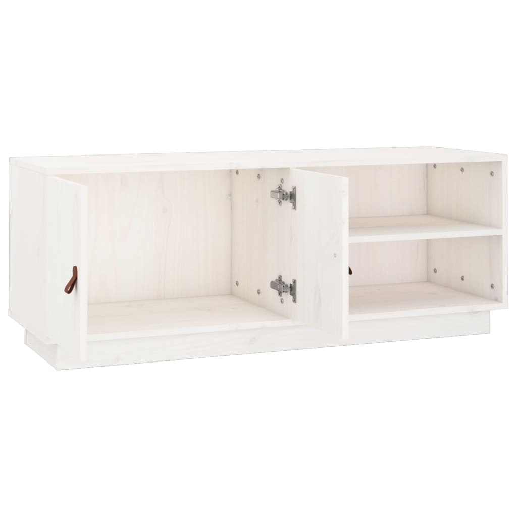 Tv-Meubel 05X34X40 Cm Massief Grenenhout