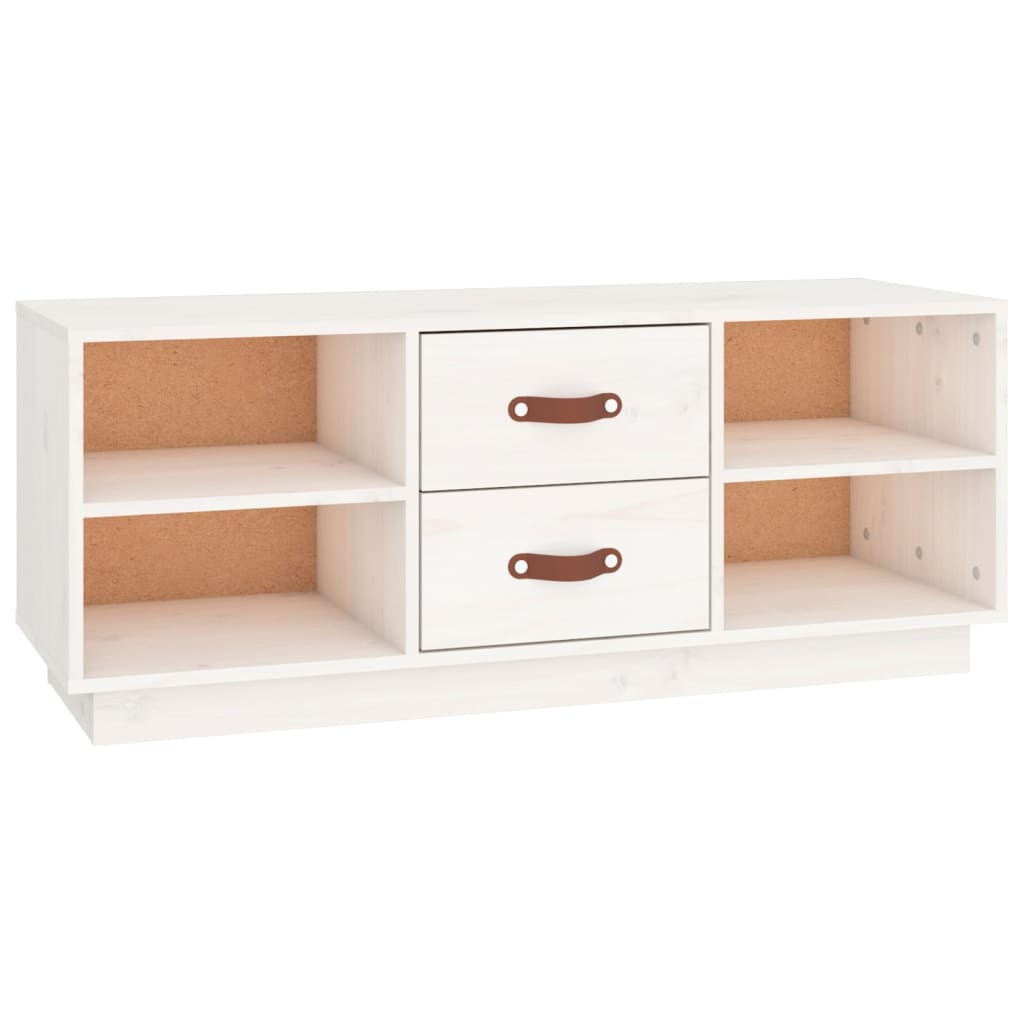 Tv-Meubel 00X34X40 Cm Massief Grenenhout