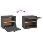 Wandkast 40X30X35 Cm Massief Grenenhout