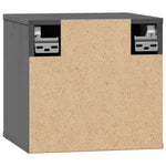 Wandkast 31,5X30X30 Cm Massief Grenenhout