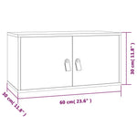 Wandkasten 60X30X30 Cm Massief Grenenhout