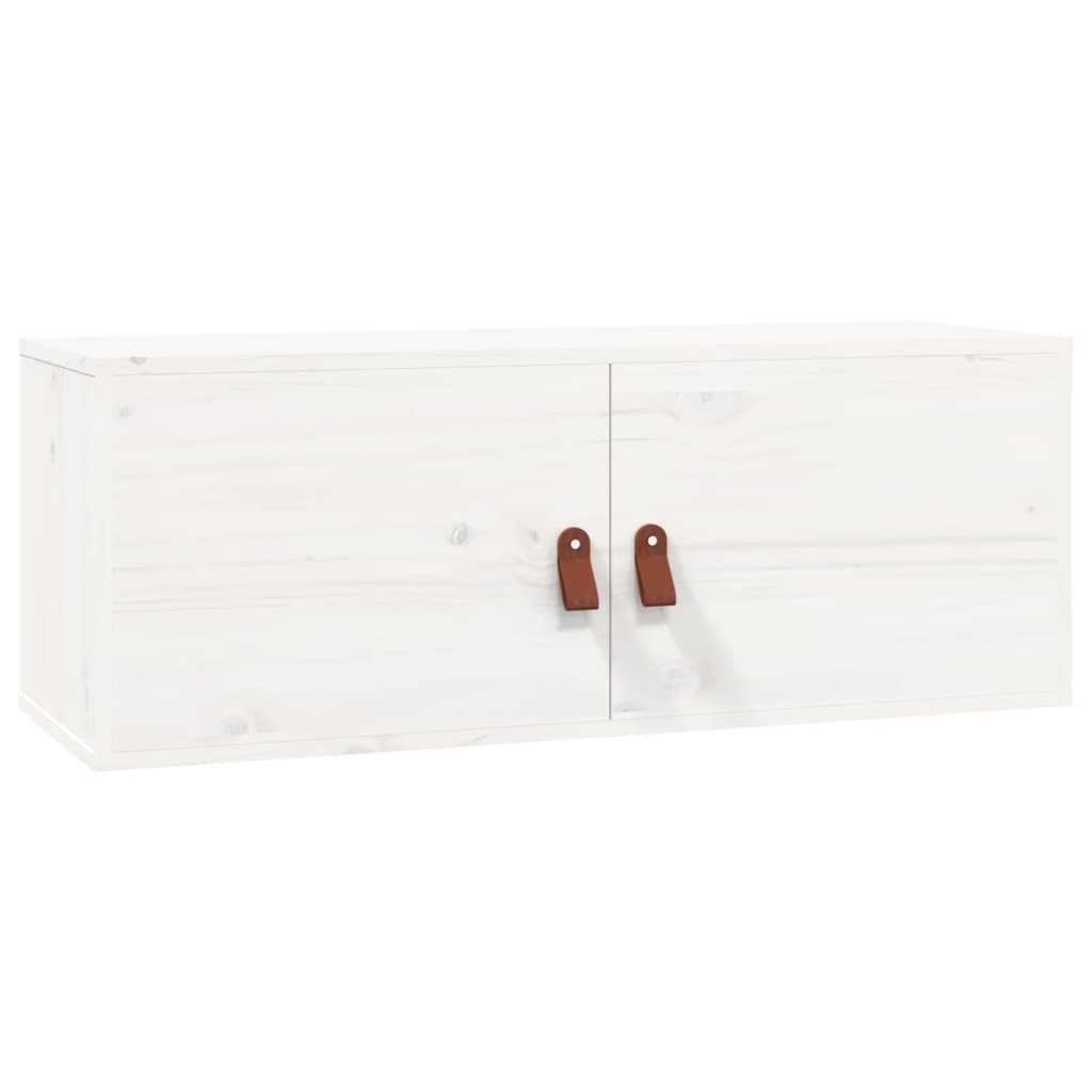 Wandkast 80X30X30 Cm Massief Grenenhout