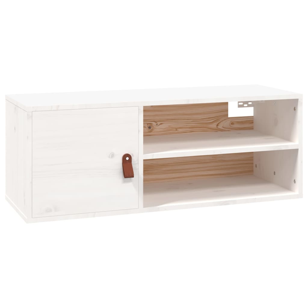 Wandkast 80X30X30 Cm Massief Grenenhout